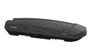 Cutii Portbagaj - Cu prindere pe bare transversale Hakr , Cutie portbagaj Hakr Eternal 440 Gri Antracit, 207x87x37 cm, 440 Litri - autogedal.ro