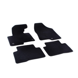 Covorase auto Hyundai Santa Fe Negru , Covorase auto mocheta HYUNDAI Santa Fe III 2012-2015 - autogedal.ro