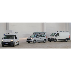 Bare transversale auto Renault , Bare transversale Renault Master II, model 1997-2010, L2,L3 - H2,H3, aluminiu, Menabo Professional - autogedal.ro