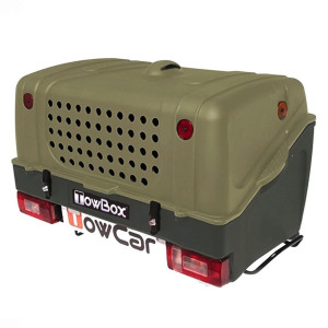 Cutii Portbagaj Aragon , Cutie portbagaj transport animale de companie/vanatoare Towbox V1 DOG Verde - autogedal.ro
