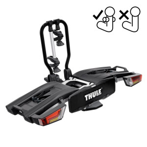 2 biciclete, Suport 2 biciclete cu prindere pe carligul de remorcare Thule EasyFold XTF 2 - autogedal.ro