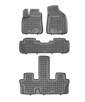 Covorase auto Toyota Highlander Negru , Covorase auto TOYOTA Highlander XV50 2014-2020 Rezaw Plast - autogedal.ro