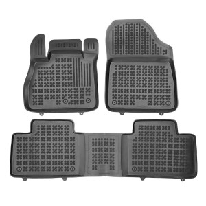 Covorase auto Renault Scenic Negru , Covorase auto RENAULT Scenic IV 2016-prezent Rezaw Plast - autogedal.ro