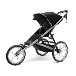 Transport copii - Carucioare multifunctionale, Carucior Thule Glide 2 Single Black Aluminium/Jet Black - autogedal.ro