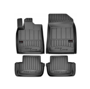 Covorase auto Peugeot 206 Negru , Covorase auto Peugeot 206 1998-2012 Frogum 3D - autogedal.ro
