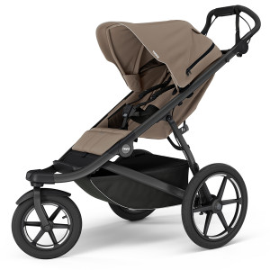 Transport copii TINTED TAUPE , Carucior Thule Urban Glide 3 all-terrain cu prinderea hamului magnetica, Tint Taupe - autogedal.ro