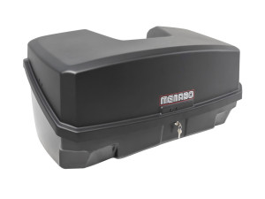 Cutii Portbagaj - Cu prindere pe carligul de remorcare, Cutie portbagaj Menabo Nekkar Dark, pe carlig, compatibila cu suport biciclete Menabo - autogedal.ro