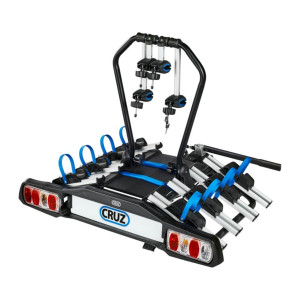 Suporturi biciclete Cruz , Suport biciclete Cruz Pivot R3 940-516 cu prindere pe carligul de remorcare, pentru 4 biciclete, 13 pini - autogedal.ro