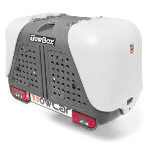 Cutii Portbagaj Aragon , Cutie portbagaj transport animale de companie/vanatoare Towbox V2 DOG Gri - autogedal.ro