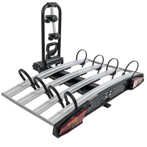 Suporturi biciclete 4 , Suport biciclete Menabo Alcor 4 pentru 4 biciclete cu prindere pe carligul de remorcare - autogedal.ro