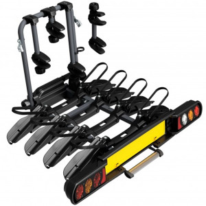 Suporturi biciclete - Pe Carligul De Remorcare 4 , Suport biciclete Peruzzo Pure Instinct 708/4 cu prindere pe carligul de remorcare - pentru 4 biciclete - autogedal.ro