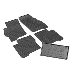 Covorase auto Fiat Rigum Negru , Covorase auto FIAT Linea 2007-2018 Rigum - autogedal.ro