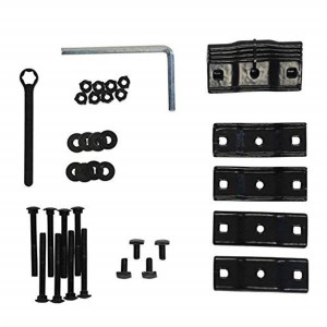 Suporturi ski-uri Menabo , Kit optional prindere suport schi/snowboard Menabo Silver Ice/Frozen Alu/Yelo - autogedal.ro