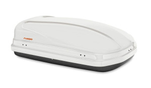 Cutii Portbagaj - Cu prindere pe bare transversale, Cutie portbagaj Fabbri Supernova 360 Alb Lucios, 140x90x36 cm, 360 Litri - autogedal.ro