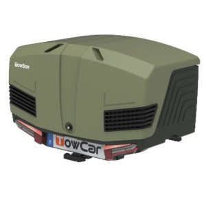 Cutii Portbagaj - Cu prindere pe carligul de remorcare, Cutie portbagaj cu Prindere pe Carligul de Remorcare Towbox V3 Camper Verde - autogedal.ro