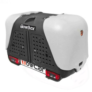 Cutii Portbagaj Aragon , Cutie portbagaj transport animale de companie/vanatoare Towbox V2 DOG Gri - autogedal.ro