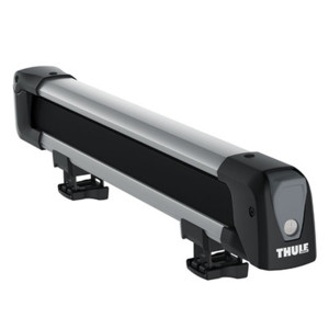 Suport schiuri auto Thule , Suport ski&snowboard Thule SnowPack 7324, prindere pe bare transversale aluminiu cu profil T, 4 perechi ski-uri / 2 snowboard-uri - autogedal.ro