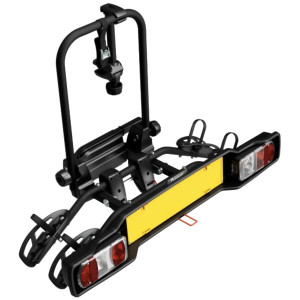 Suporturi biciclete - Pe Carligul De Remorcare, Suport 2 biciclete Peruzzo Parma 706N cu prindere pe carligul de remorcare, Negru Mat - autogedal.ro