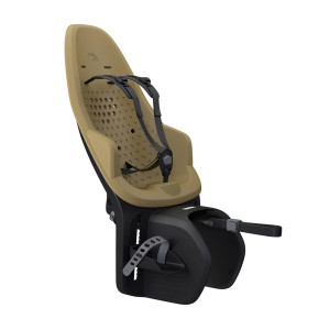 Transport copii Kaki , Scaun pentru copii, Thule Yepp 2 Maxi Fennel Tan Rack mounted, cu montare pe bicicleta in spate - autogedal.ro