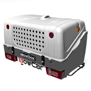 Cutii Portbagaj Aragon , Cutie portbagaj transport animale de companie/vanatoare Towbox V1 DOG Gri - autogedal.ro