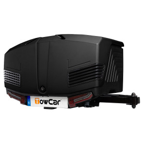 Cutii Portbagaj Aragon Negru , Cutie portbagaj pe carligul de remorcare Towbox Camper V3 Urban - model lung (pentru usi si hayoane de pana la 1910 mm) - autogedal.ro