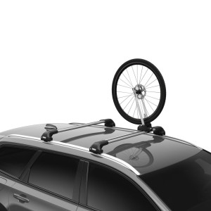 Suporturi biciclete Accesorii Suporturi Universal , Suport pentru prinderea rotii pe barele transversale Thule Front Wheel Holder - autogedal.ro