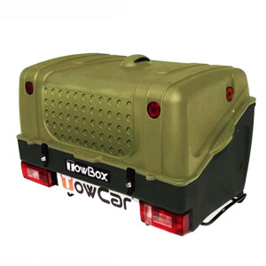 Cutii Portbagaj Aragon , Cutie portbagaj transport diverse bagaje Towbox V1 Verde - autogedal.ro