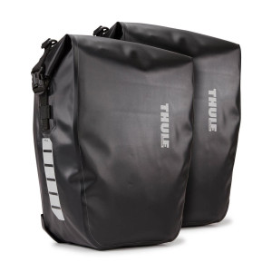 Genti, Rucsacuri, Huse - Genti de transport pentru biciclete (accesorii), Genti pentru bicicleta Thule Shield Pannier 25L Black - autogedal.ro