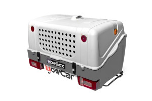 Cutii Portbagaj - Cu prindere pe carligul de remorcare, Cutie portbagaj transport animale de companie/vanatoare Towbox V1 DOG Gri - autogedal.ro