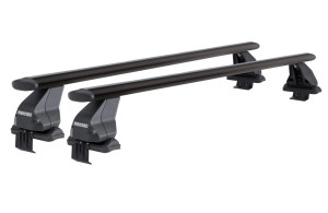 Bare transversale auto Mitsubishi Pe caroserie , Bare transversale Menabo Omega Plus Black pentru Mitsubishi L200, 4 usi, model 2006-2015 - autogedal.ro