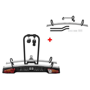 Suporturi biciclete, Suport biciclete Menabo Merak Tilting Plus pentru 3 biciclete cu prindere pe carligul de remorcare - autogedal.ro