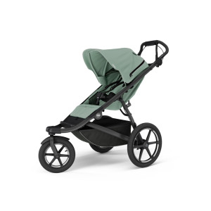 Transport copii - Carucioare, Carucior Thule Urban Glide 3 all-terrain cu catarama hamului magnetica, Mist green - autogedal.ro