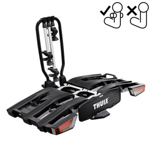 3 biciclete, Suport 3 biciclete cu prindere pe carligul de remorcare Thule EasyFold XTF 3 - autogedal.ro