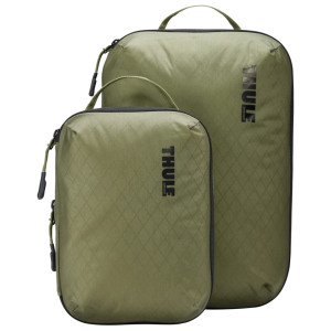 Genti, Rucsacuri, Huse Kaki , Set saculeti de depozitare Thule Compression Packing Cube mic + mediu, kaki - autogedal.ro