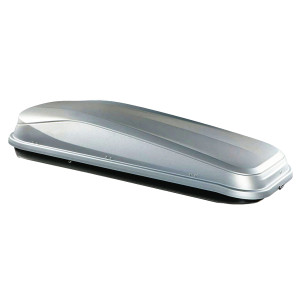 Cutii Portbagaj Gri , Cutie portbagaj Aleo EasyLine 480 Gri Lucios, 198x78x40cm, 480 Litri - autogedal.ro