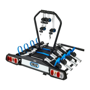 Suporturi biciclete Cruz , Suport biciclete Cruz Pivot R3 940-516 cu prindere pe carligul de remorcare, pentru 4 biciclete, 13 pini - autogedal.ro