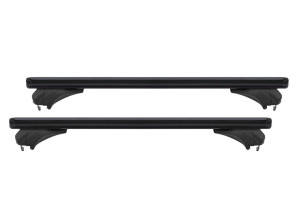 Bare transversale auto Audi Pe bare longitudinale , Bare transversale Menabo Sonic Black pentru Audi A4 (B9/8W) Allroad 2015+ - autogedal.ro