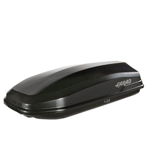 Cutii Portbagaj - Cu prindere pe bare transversale Farad , Cutie portbagaj Farad Torpedo 400 Negru, 160x80x40 cm, 400 Litri  - autogedal.ro