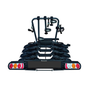 4 biciclete, Suport pentru 4 biciclete cu prindere pe carligul de remorcare Peruzzo Pure Instinct 708/4 - autogedal.ro