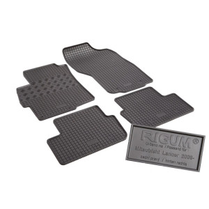 Covorase auto Mitsubishi Negru , Covorase auto MITSUBISHI Lancer 2008-2016 Rigum - autogedal.ro