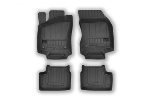 Covorase auto Opel Astra Negru , Covorase auto OPEL Astra H GTC 2004-2010 Frogum 3D - autogedal.ro