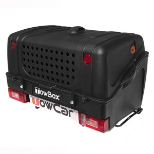 Cutii Portbagaj Aragon , Cutie portbagaj transport animale de companie/vanatoare Towbox V1 DOG Negru - autogedal.ro