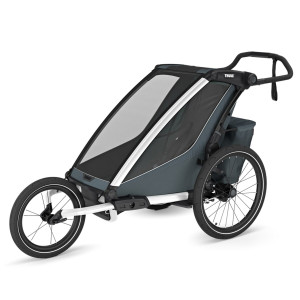 Transport copii - Carucioare multisport, Carucior multisport Thule Chariot Cross 2, Dark Slate - autogedal.ro