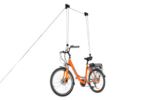 Suporturi biciclete - Accesorii Suporturi Biciclete Menabo , Suport biciclete Menabo Garage Lift pentru depozitare cu prindere pe tavan - autogedal.ro