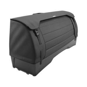 Cutii portbagaj auto Thule 100-150 Thule , Cutie portbagaj Thule Onto 2 cu fixare pe suportul de bicicleta cu prindere pe carligul de remorcare EasyFold 3 - autogedal.ro