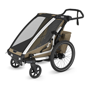 Transport copii - Carucioare multisport, Carucior multisport Thule Chariot Cross 2, Faded Khaki - autogedal.ro