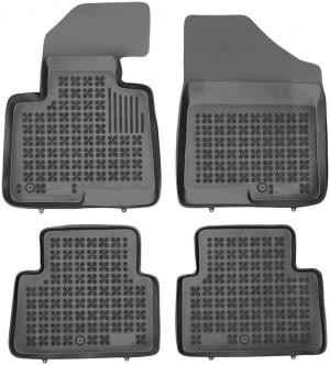 Covorase auto Hyundai Santa Fe Negru , Covorase auto HYUNDAI Santa Fe III 2012-2018 Rezaw Plast - autogedal.ro