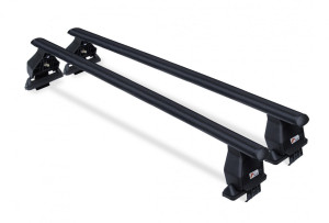 Bare transversale auto Fiat Pe caroserie , Bare transversale Menabo Tema Otel pentru Fiat Punto Evo, 3 usi, model 2009-2012 - autogedal.ro