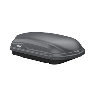 Cutii Portbagaj - Cu prindere pe bare transversale, Cutie portbagaj Hakr Relax 300 Gri Antracit, 124x77x40 cm, 300 Litri - autogedal.ro