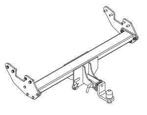 Default Category Toyota Hilux Pick Up , Carlig de remorcare Toyota Hilux Pick-Up 2025-prezent Semidemontabil AutoHak - autogedal.ro